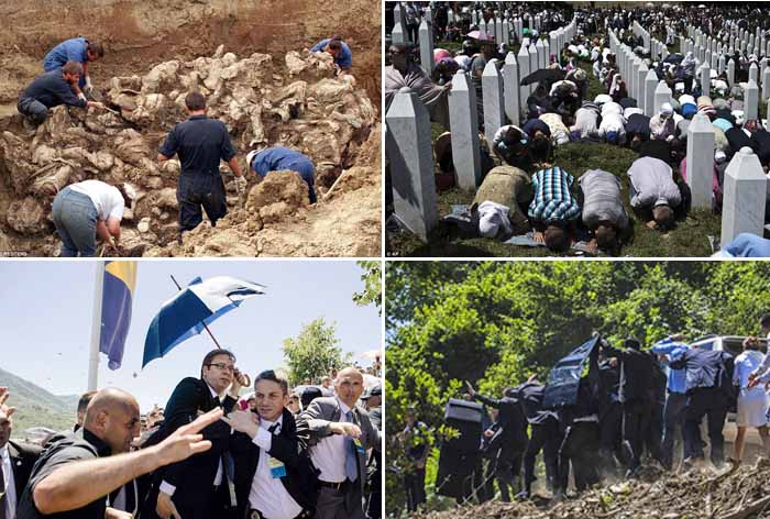 Aleksandar Vucic, PM Serbia Dilempari Hadiri 20 Tahun Pembantaian Srebrenica